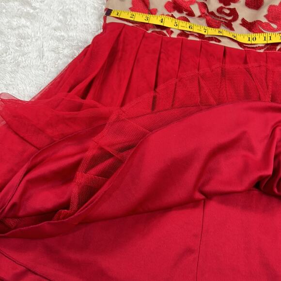 Nights by Teeze Me embroidered Jacquard fit and flare cocktail party dress, 13 - Picture 7 of 9